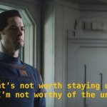 Worthy of the uniform