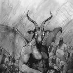Hail Satan Devil worship Lucifer Goat Hater GIF Template