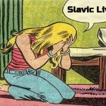 Crying Girl | Slavic Live | image tagged in crying girl,slavic live,slavic lives matter | made w/ Imgflip meme maker