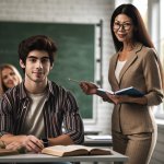 estudiante y profesor