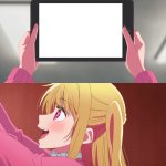 Ruby looking at ipad screen