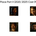 A Quiet Place Part II (2020/2021) Cast (My Style)