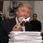 trump eating epstein files