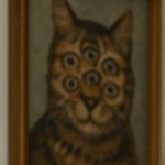 Horrified Biblically Accurate Cat