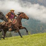 Cowboys Riding Horses
