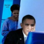 Obama on the computer