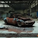 Mazda Miata abandoned