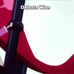 Yoko Debate won GIF Template