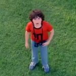 Kid In Park Looking Up