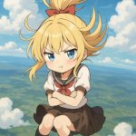 little falling tsundere | WELL, WASN'T THIS JUST AN ACCIDENT WAITING TO HAPPEN... I WAS JUST MINDING MY OWN BUSINESS, READING ISEKAI MANGA AND NOW I'M ABOUT TO GET ISEKAI'D MYSELF! GREAT, JUST GREAT! | image tagged in little falling tsundere | made w/ Imgflip meme maker