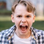 Angry boy