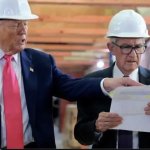Jerome Powell with Trump