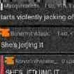 She's jerjing it meme