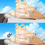 Seia hitting sensei with her car meme