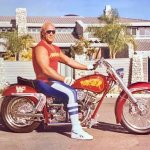 hulkster hulk hogan on hog motorcycle harley