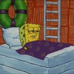 Sleepy spongebob