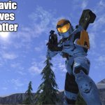 Demonic Penguin Halo 3 | Slavic Lives Matter | image tagged in demonic penguin halo 3,slavic lives matter,slm | made w/ Imgflip meme maker