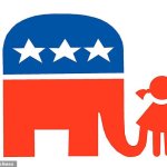 Republican Party Pedo trump Upskirt Elephant