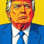 Donald Trump Big Daddy poster drawing