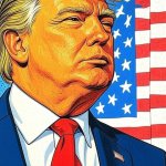 Donald Trump Big Daddy poster drawing