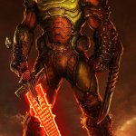 No One Can Beat the Doom Slayer. Change My Mind. | CHANGE MY MIND; NO ONE CAN DEFEAT THE DOOM SLAYER. (NOT BEGGING FOR COMMENTS) | image tagged in doomguy,undefeatable,lightwork,doom eternal,doom | made w/ Imgflip meme maker