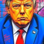 Donald Trump Big Daddy poster drawing
