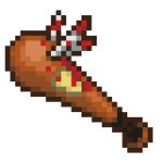 baseball bat with nails