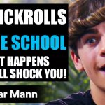 neber gunna gib yoo ap | KID RICKROLLS; ENTIRE SCHOOL; WHAT HAPPENS NEXT WILL SHOCK YOU! | image tagged in dhar mann thumbnail maker bully edition | made w/ Imgflip meme maker