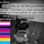 SC's gayass dumbass temp :3 meme