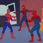 “Spider-Man pointing at Spider-Man”