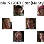 Table 19 (2017) Cast (My Style) meme