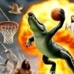 Alligator Dunking