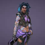 blue hair amara the siren