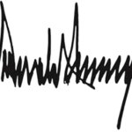 Donald Trump signature
