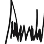 Donald Trump signature DONALD