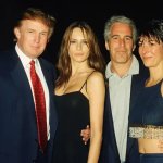 Donald Trump and Jeffrey Epstein