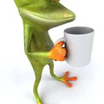 Frog thinks