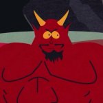 Satan looking mad
