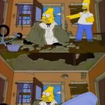 Homer and Abe