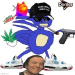 mlg | image tagged in sanic,mlg | made w/ Imgflip meme maker