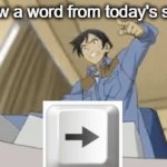 vroom | "and now a word from today's sponso-" | image tagged in gifs,anime,blank nut button | made w/ Imgflip video-to-gif maker