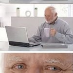 Old guy at computer three part