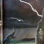 Dinosaur in the rain