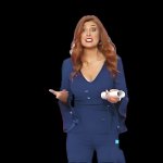 Weird dancing woman