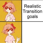 Realistic transition goals