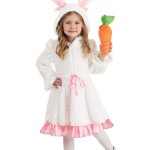 Girl's Fuzzy White Rabbit Costume for Toddlers | Bunny Costumes