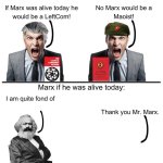 Karl Marx quite fond of