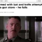 is he thtoopid? | image tagged in gifs,spiderman,j jonah jameson,bruh,lol so funny,guns | made w/ Imgflip video-to-gif maker