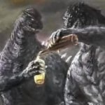 Me and Bro Godzilla meme