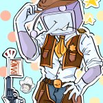 Cowboy tenna (colored)
